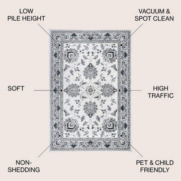 Cherie French Cottage Area Rug